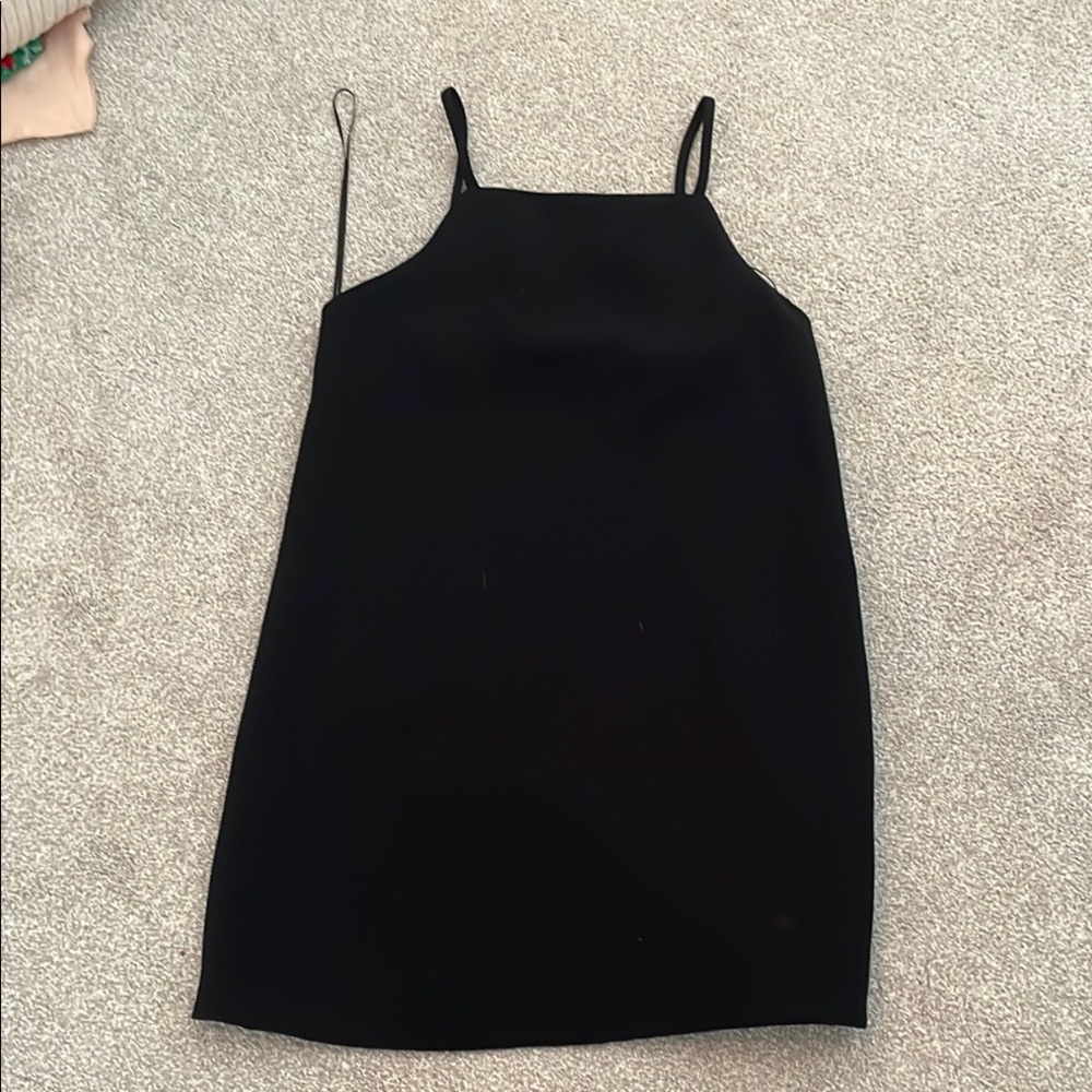 Zara Black Halter Mini Dress Cocktail